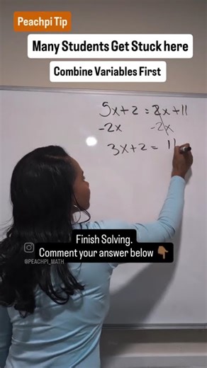 Most Students Get Stuck Here | Solving Equations with Variables on Both Sides