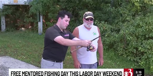 Want to fish but don't know how? Learn with a mentor for free