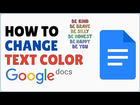 How to Change Font Color in Google Docs