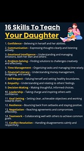16 Skills To Teach Your Daughter : | booksforaspirants