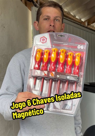 Jogo 6 Chaves Isoladas Magnético | Ferramenta Epc