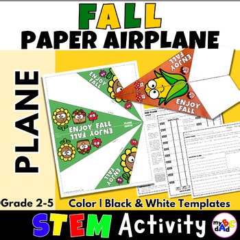 Fall Paper Airplane STEM Activity PLANE Challenge | 1st-3rd Grade
