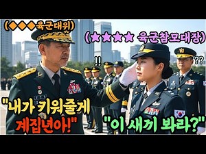 707특임대 출신 최연소 원수를 '아줌마'라며 희롱한 육군 대위. 다음날 취임식 단상 앞에서 벌어진 역대급 참교육 현장l 오디오북 l 감동 l 사연 l 실화
