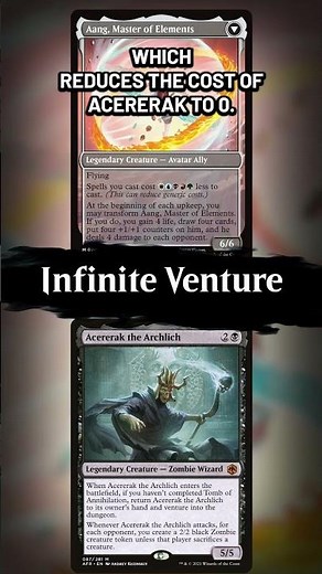 New Infinite Venture Combo with MTG | Avatar: The Last Airbender!