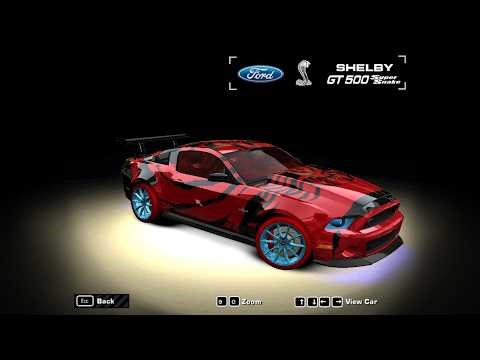 Ford Shelby GT500 super snake Extended Customization Tuning and Gameplay (NFS Most Wanted)