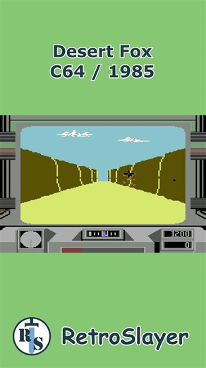 Desert Fox Gameplay Commodore 64