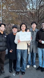 Normalizing acne with strangers #acneskincare #acneproneskin #healthyskintips #healthyskincare | Hwaniiee