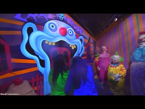 Killer Klowns from Outer Space maze at Halloween Horror Nights Universal Studios Hollywood