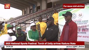 2025 National Sports Festival: Torch of Unity arrives Kaduna State | AIT Online