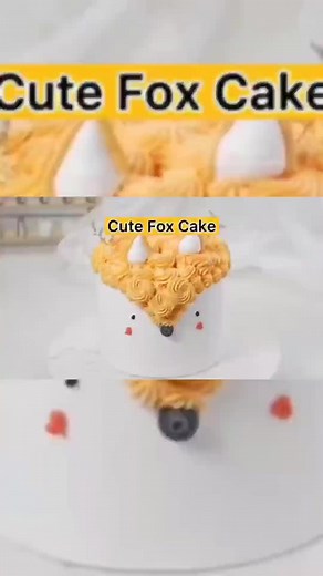 What dessert is for the first week of school How about a fox cake. #cake #fox | Life Cake