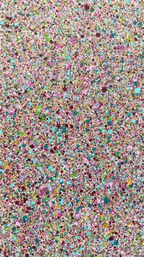 Bursting Dot #1 - Acrylbild auf Leinwand - Originalkunst