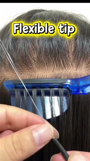 Flexible Tip Hair Extensions ✨ Seamless & Natural Look!