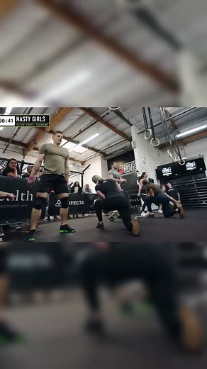 Adler, Fikowski, Gazan, and Raptis Take On CrossFit Workout Nasty Girls The 2024 CrossFit Open kicked off with a Golden Barbell Throwdown — three workouts, including Open Workout #24point1, for a Golden Barbell — between 2023’s Fittest Man on Earth Jeff Adler, Brent Fikowski, Alex Gazan, and Alexis Raptis. Watch the four Games athletes start their Open season, speeding through rounds of air squats, muscle-ups, and hang power cleans at CrossFit 580. #CrossFit #CrossFitOpen #Fitness #Sports | The 