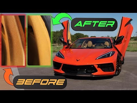 Cleaning Dirty Suede on your C8 Corvette the Easy Way| How To Guide