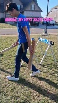 making my first skate ramp