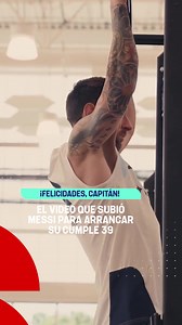 Entrenamiento de Lionel Messi en pleno Mundial: así comenzó su cumpleaños 39