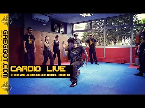Cardio LIVE Episode 04 : WOD Metcon 7min | Jambes Abdos Pecs Triceps