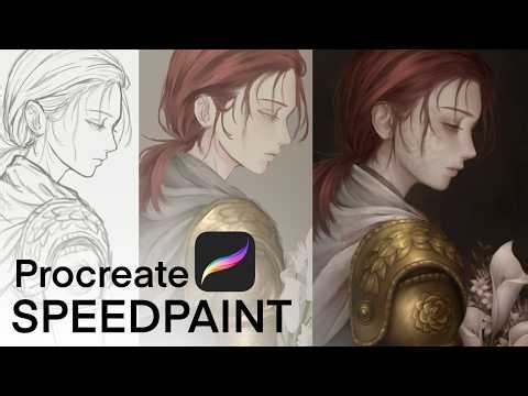 Drawing process - Millicent timelapse [Procreate speedpaint]