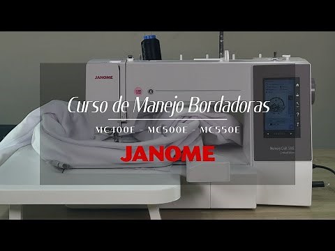 Janome Colombia - 📘 Manual de Manejo Bordadoras MC400E / MC500E / MC550E 🧵