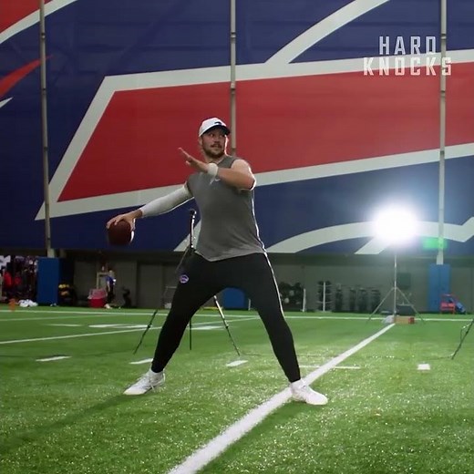 the man who helped josh allen perfect his throwing motion and win MVP, Chris Hess.