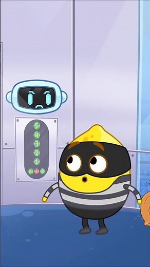 Kids learn elevator safety rules | Police cartoon | Useful lesson