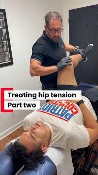Treating Hip Tension part 2 #chiropractor #professionaltreatment #fypシ #hipstrength #adjustment
