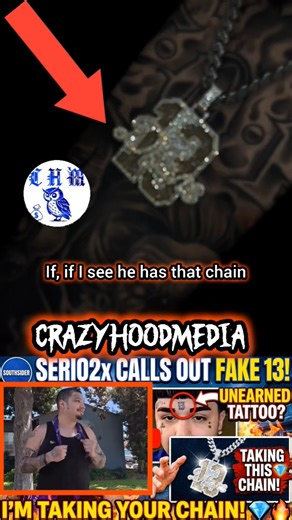 SOUTHSIDERS TAKING DKANE “13” CHAIN 😳🤣 SERIO2X INTERVIEW #dkane #hoodnews #sureno