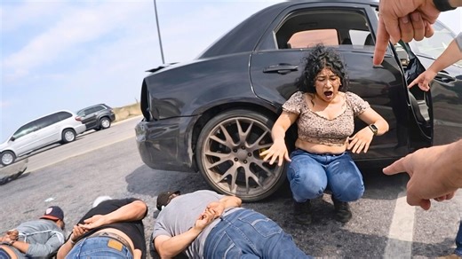 Watch these smugglers get arrested after a high-speed car chase