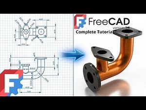 FreeCAD - Complete Beginner Tutorial Step by Step Exercise 34