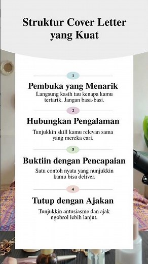 Struktur Cover Letter yang Kuat