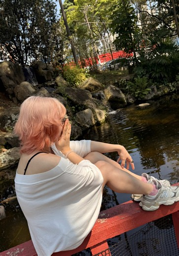 Vem passar um diazinho comigo :3 🩷 @zzaiacc 💖 #VLog #dayinmylife #vlogday #boyfriend #pinkhair