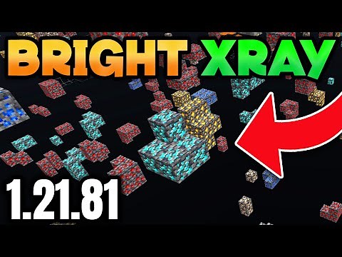 How to Get/Use BRIGHT X-RAY on Minecraft Bedrock 1.21.80 (NEW UPDATE)