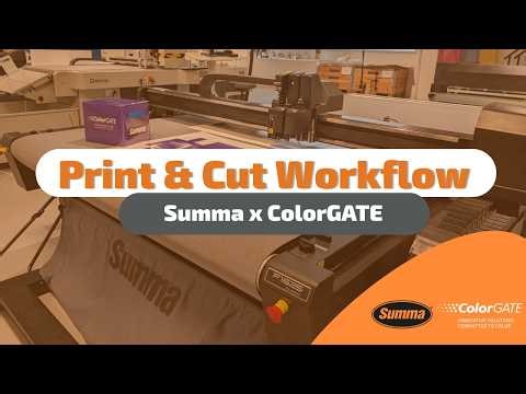 Print & Cut Workflow by Summa & ColorGATE