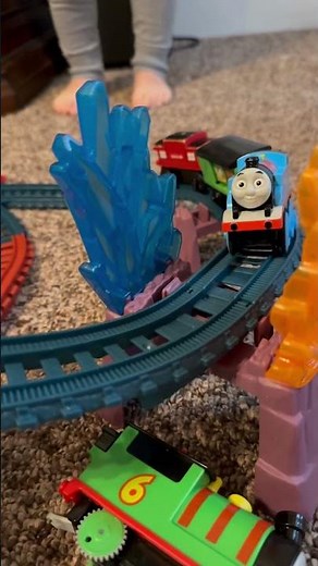 Motorized Thomas Wooden Railway on Trackmaster Track - Crystal Cave Adventure