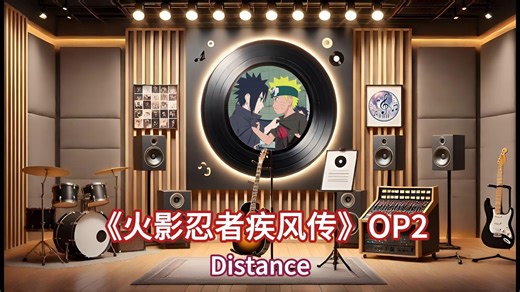 【母带级Hi-Res试听】《Distance》|《火影忍者疾风传》OP2，跨越三载的羁绊战歌（中日字幕）