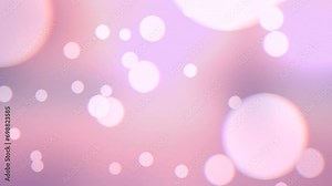 A dreamy and ethereal background filled with floating circles of various sizes and colors, creating a soft and abstract aesthetic