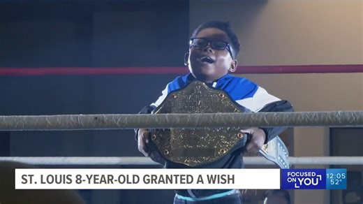 Jayven's dream night in the wrestling ring fulfilled by Make-A-Wish Foundation