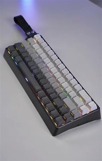 Keythos K68 Custom Mechanical Keyboard Build | Unbox & RGB Demo.