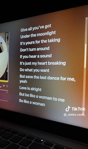 Be like a women #lyrics #music #applemusic #lypsync #fyp