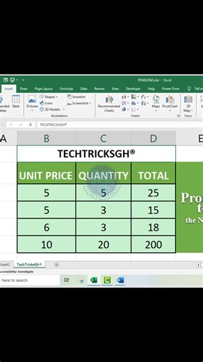 How to Use the Product Function #productfunction #product #function #exceltutorials #exceltips
