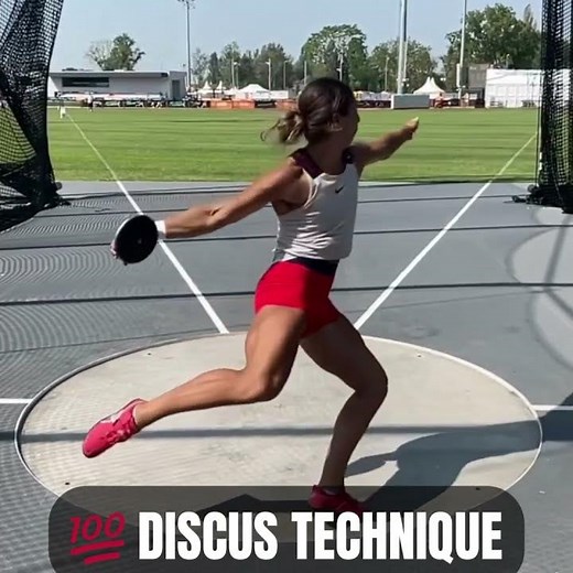 BEAUTIFUL DISCUS TECHNIQUE FROM OLYMPIC CHAMP💪 #shorts