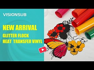 How To Use Glitter Flock Heat Transfer Vinyl (HTV) To Create Custom DIY Transfers in Minutes?