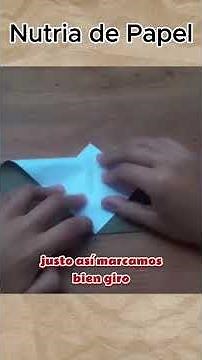 Learn how to make a paper otter step by step with this easy and fun tutorial! #origamiperu