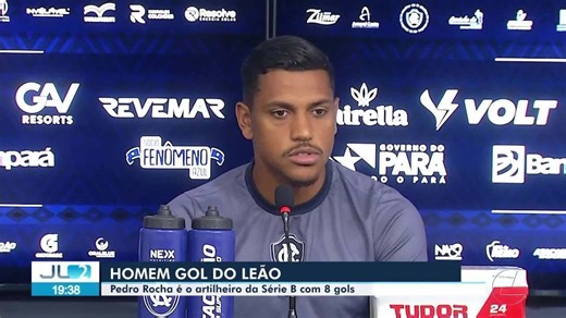 Pedro Rocha, atacante do Remo, é o artilheiro da Série B com 8 gols