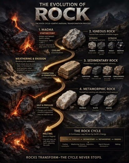 evolution of rock 🪨 on earth# 🪨🌎🌎