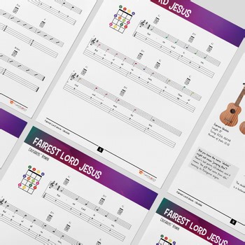 Fairest Lord Jesus – A Hymn Arrangement for Ukulele | Chords, Sheet Music & Tabs