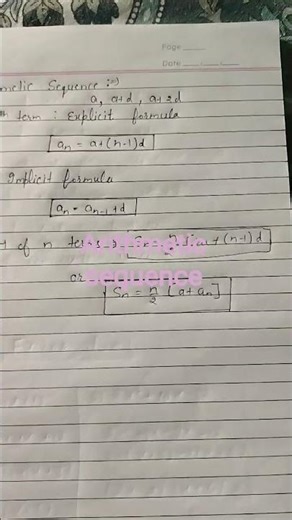 arithmetic sequence
