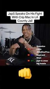 Jap5 Speaks On His Fight With Crip Mac In LA County Jail #jap5 #cmac #viral #fight #losangeles