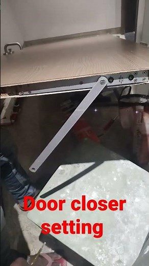 Dorma cancel door closer settings installing on site #hardware #hardwork # #interior