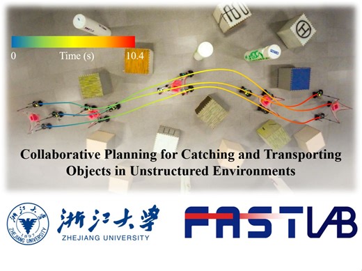 Collaborative Planning for Catching and Transporting Objects in Unstructured ...